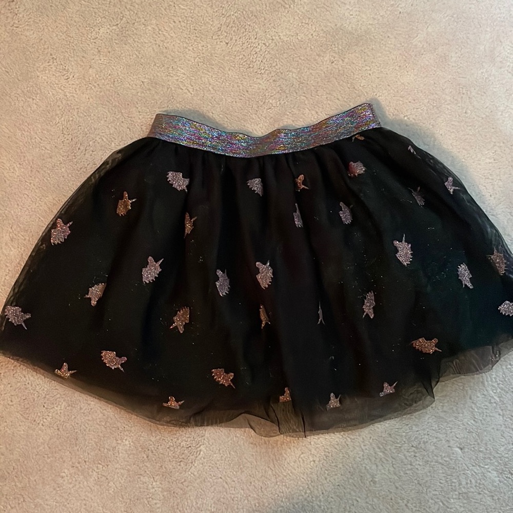 Girls tutu with sparkles and unicorns